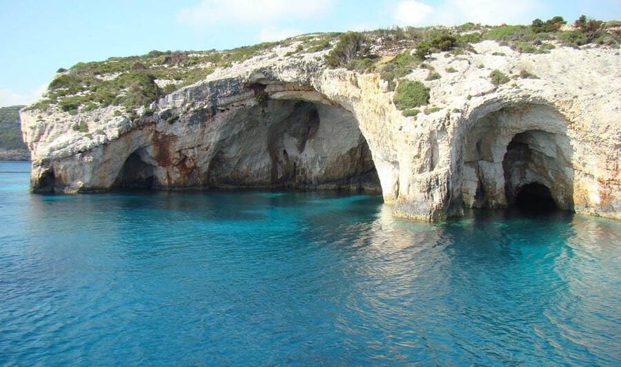 A sea cave in Croatia