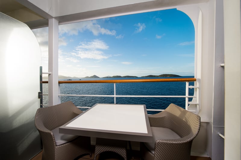 Azamara veranda balcony