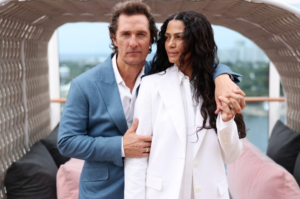 Camila and Matthew McConaughey