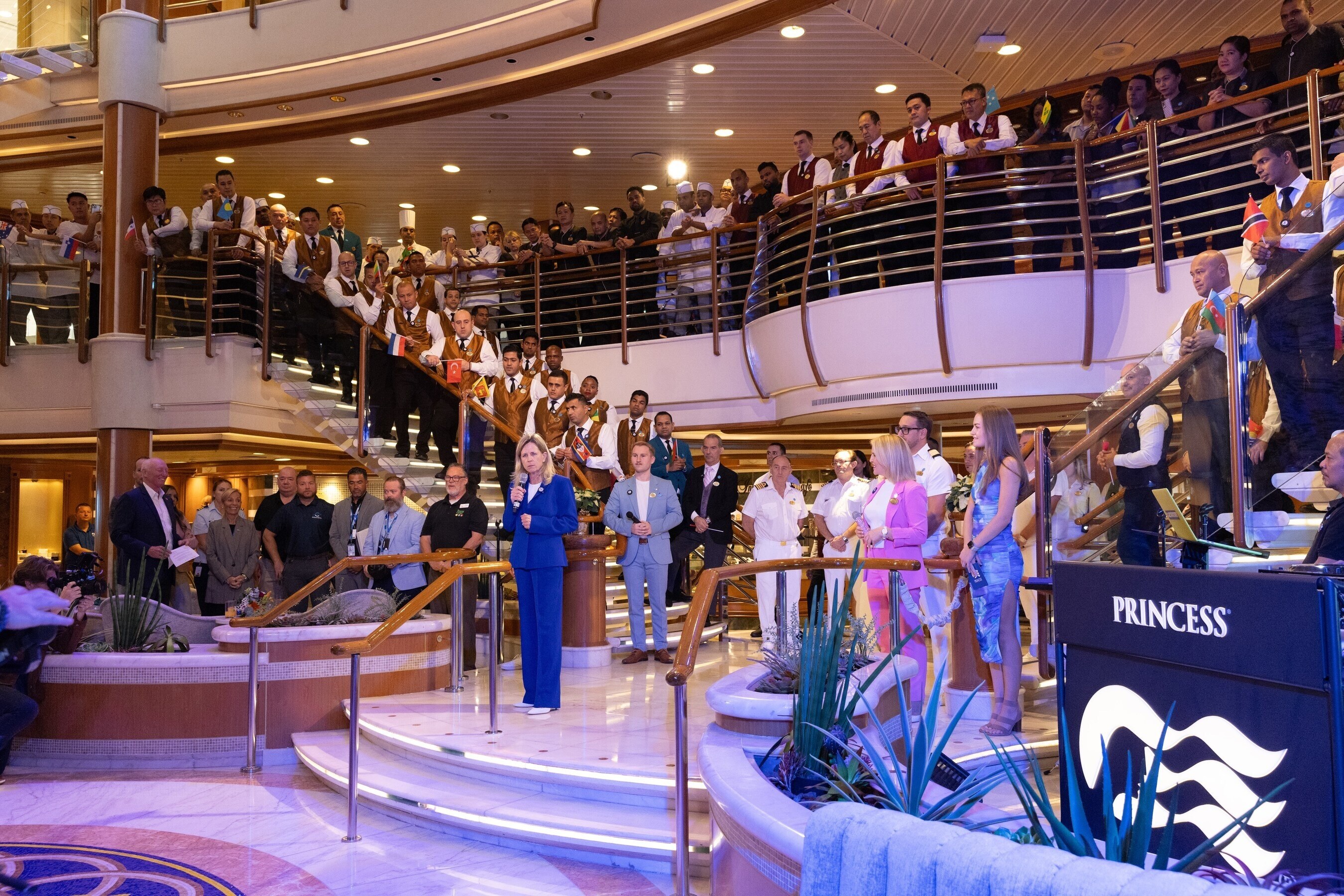 Caribbean Princess Port Canaveral Ceremony