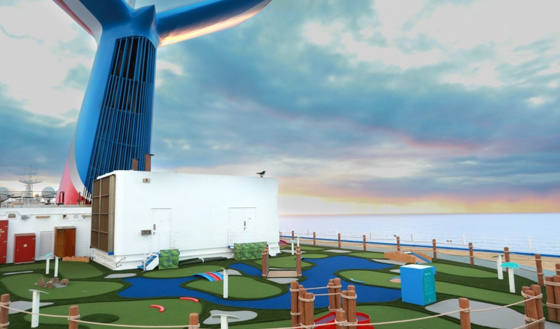 Carnival Cruise Line Mini Golf Course