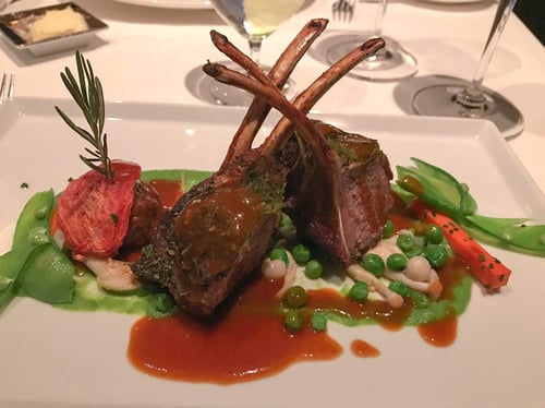 Celebrity Cruises Murano Lamb Chop