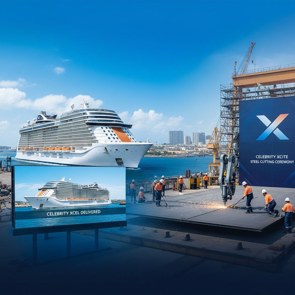 Celebrity Cruises takes delivery of Celebrity Xcel