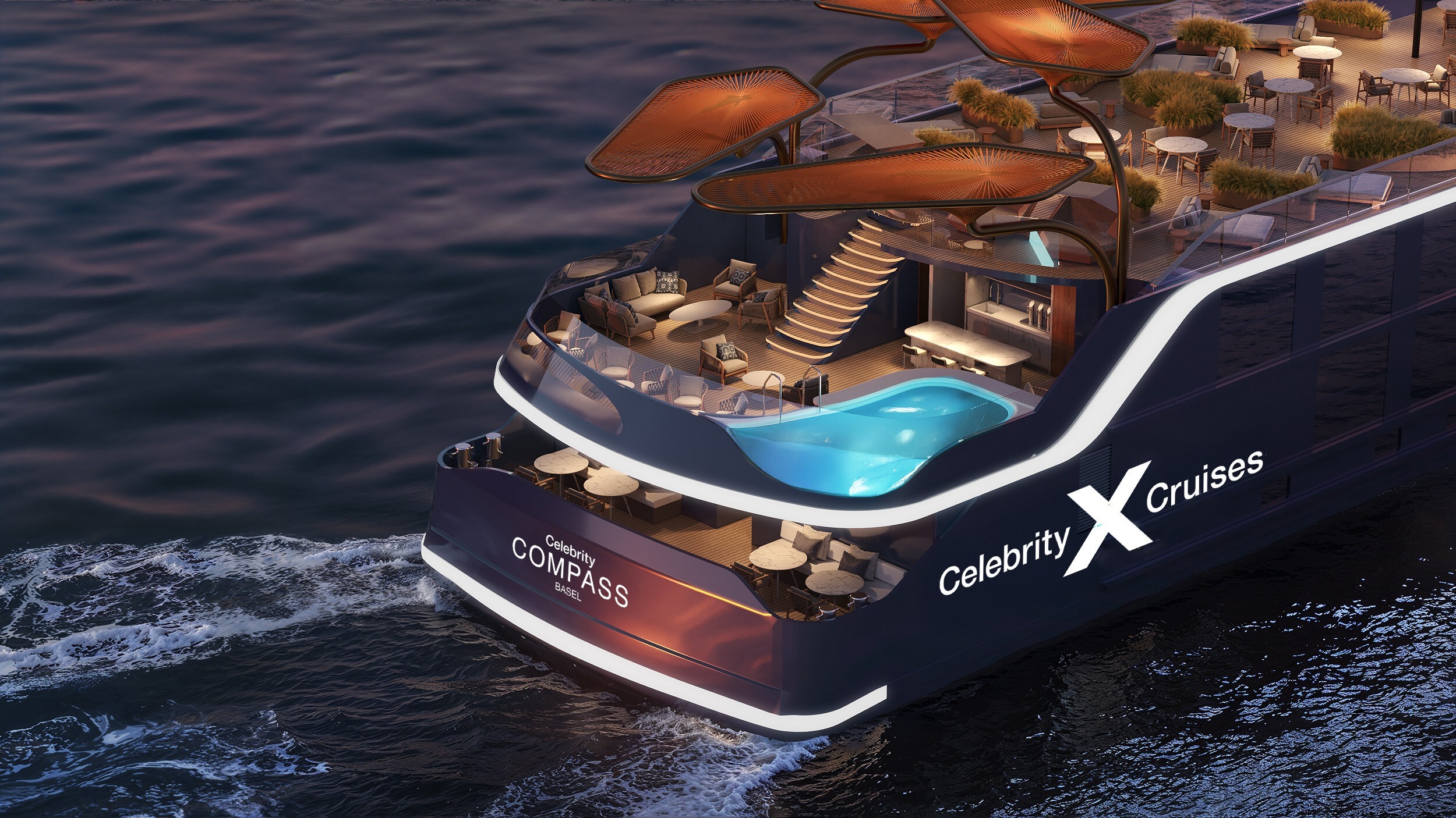 Celebrity River Cruises Exterior Aft View