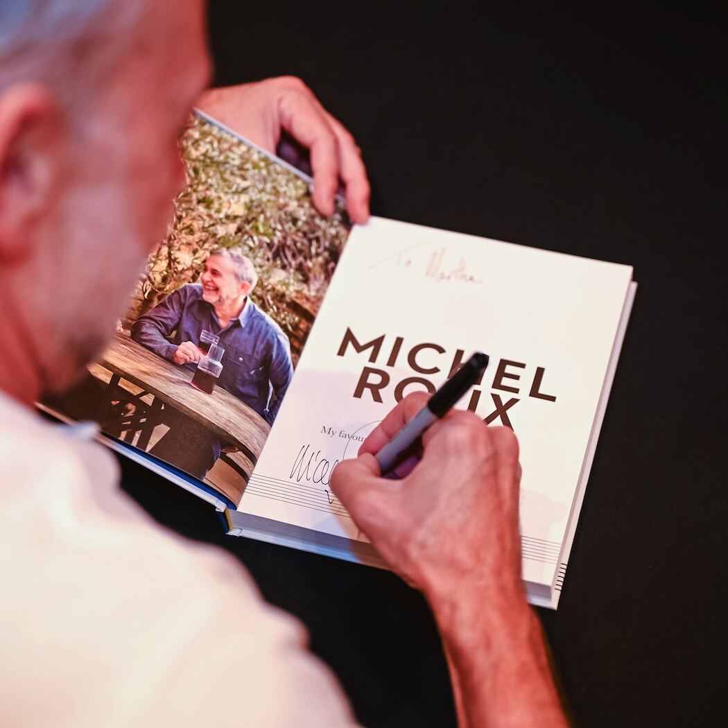 Cunard Michel Roux book signing