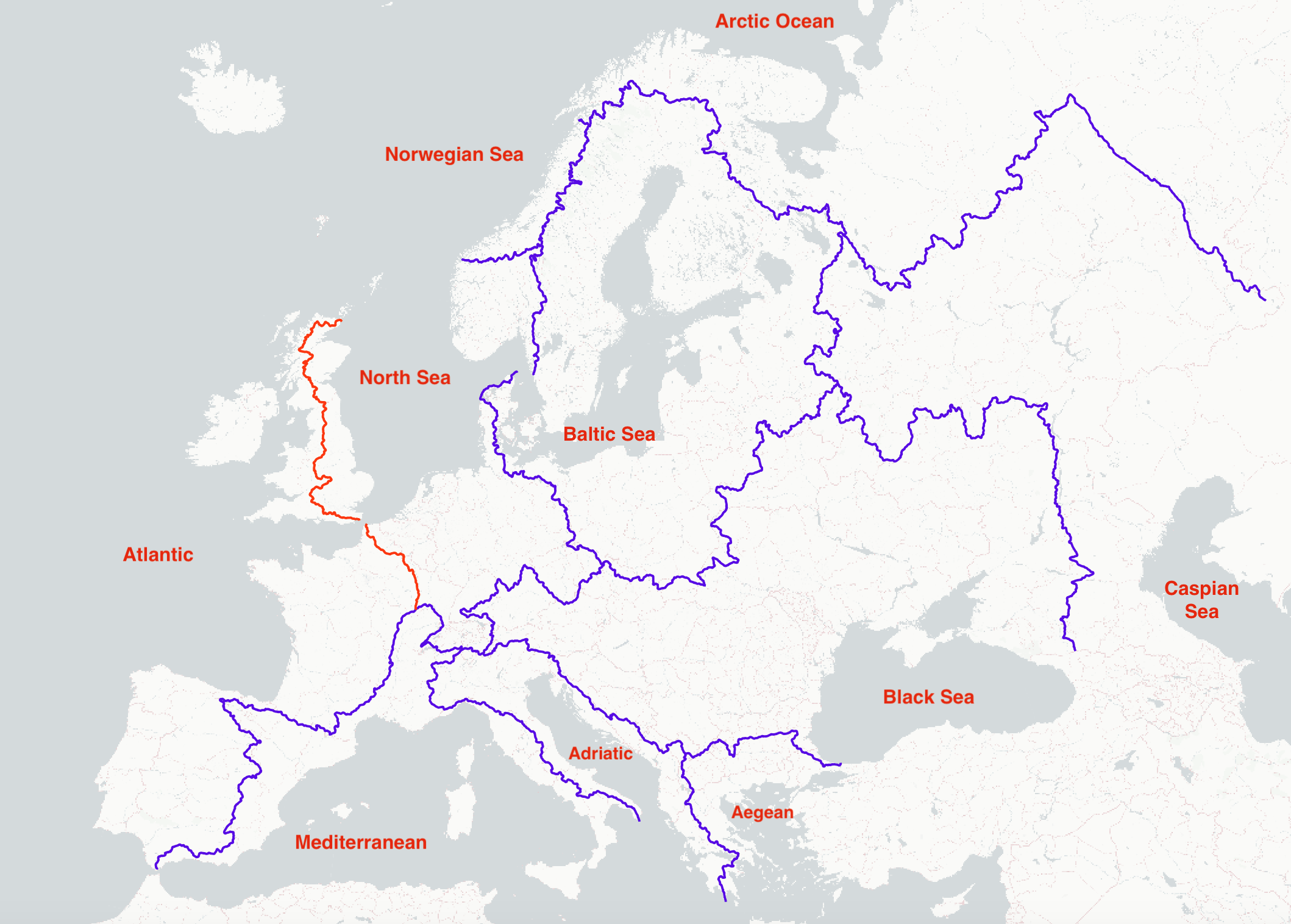 European Continental Divide