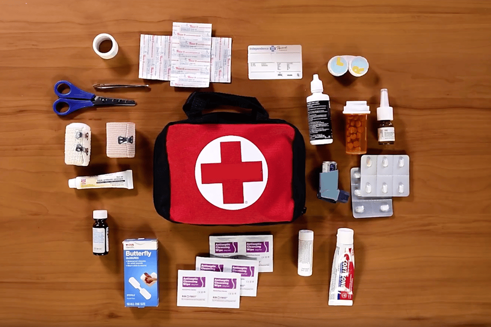 First Aid Kit and Health Essentials