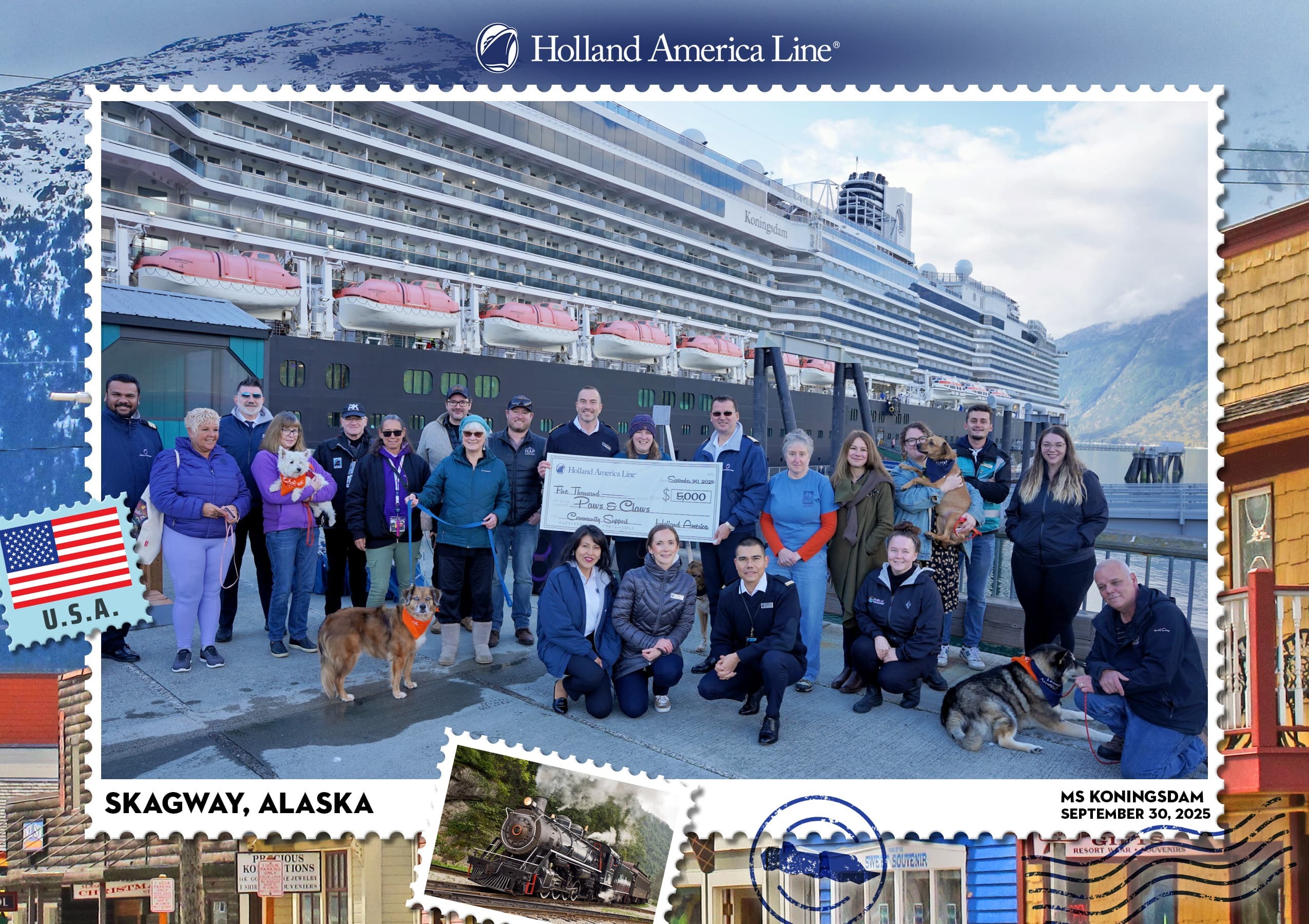 Holland America Line Alaska 2025 Skagway