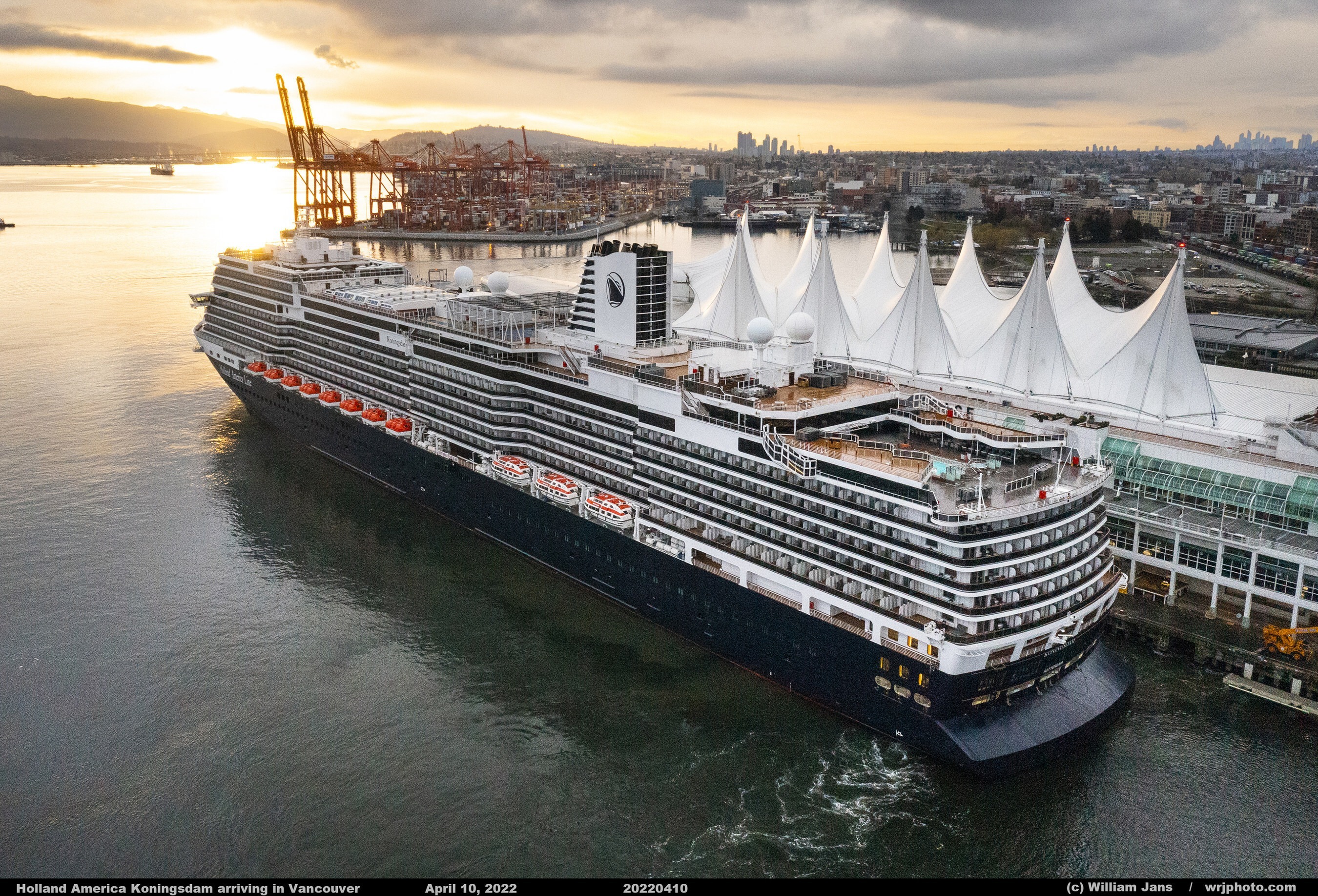 Koningsdam in Vancouver