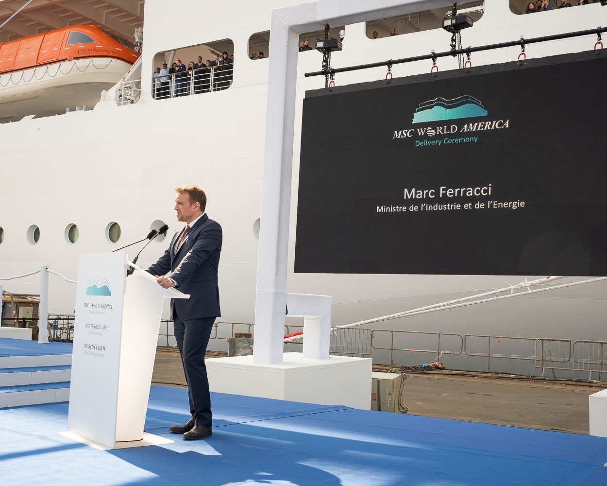 MSC CRUISES AND CHANTIERS DE LATLANTIQUE MARK THREE WORLD CLASS