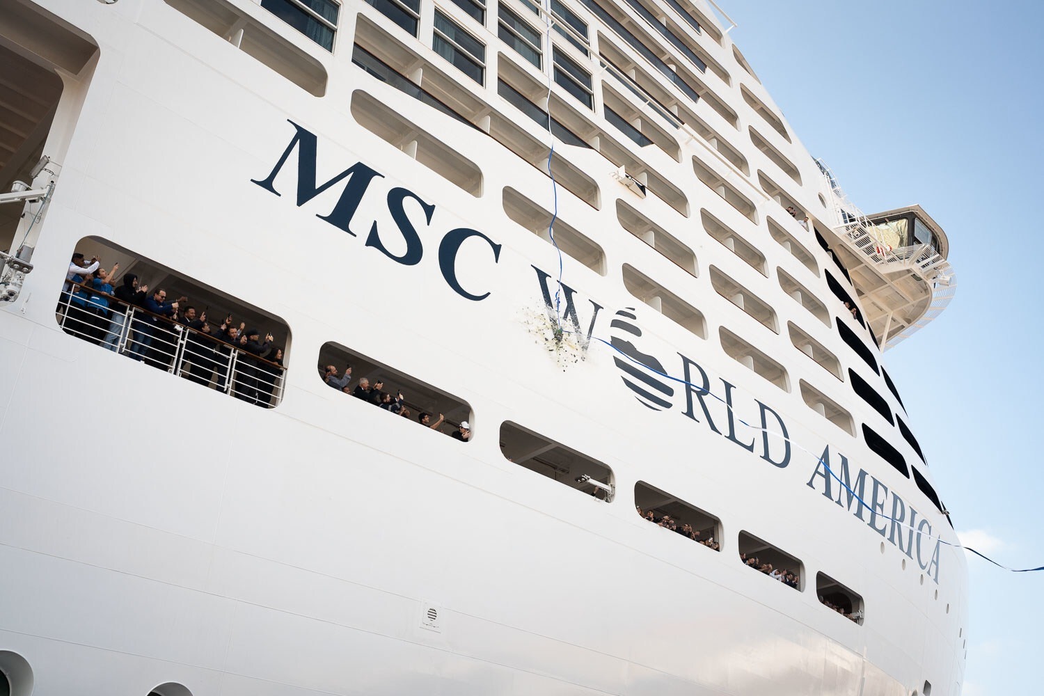MSC World America Delivery Ceremony