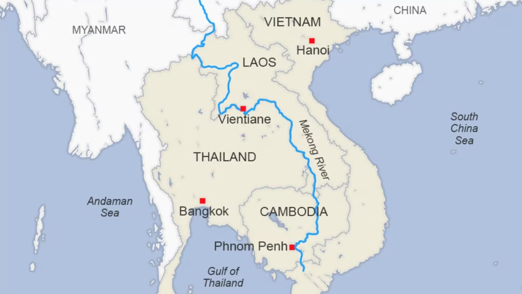 Mekong River Map - Vietnam River Cruises