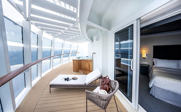 New Royal Duplex Suite on MSC World Asia