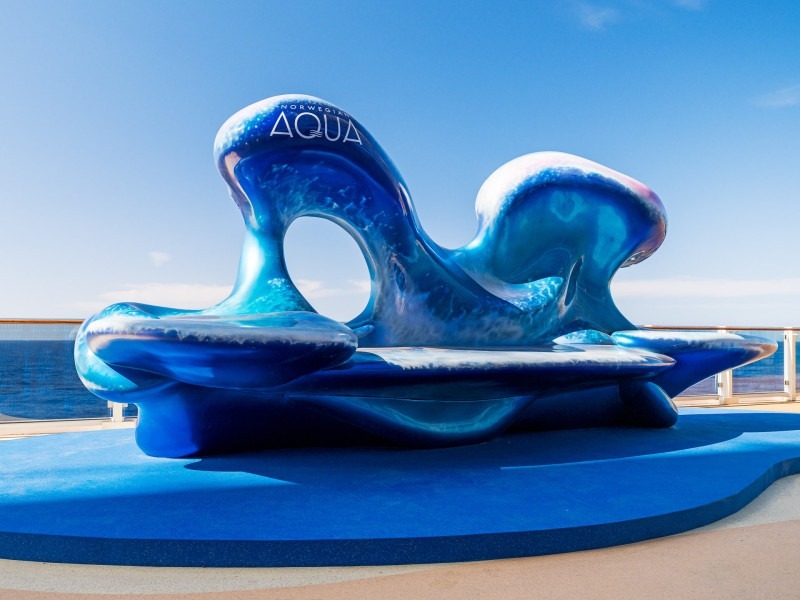 Norwegian Aqua - Selfie Sculpture