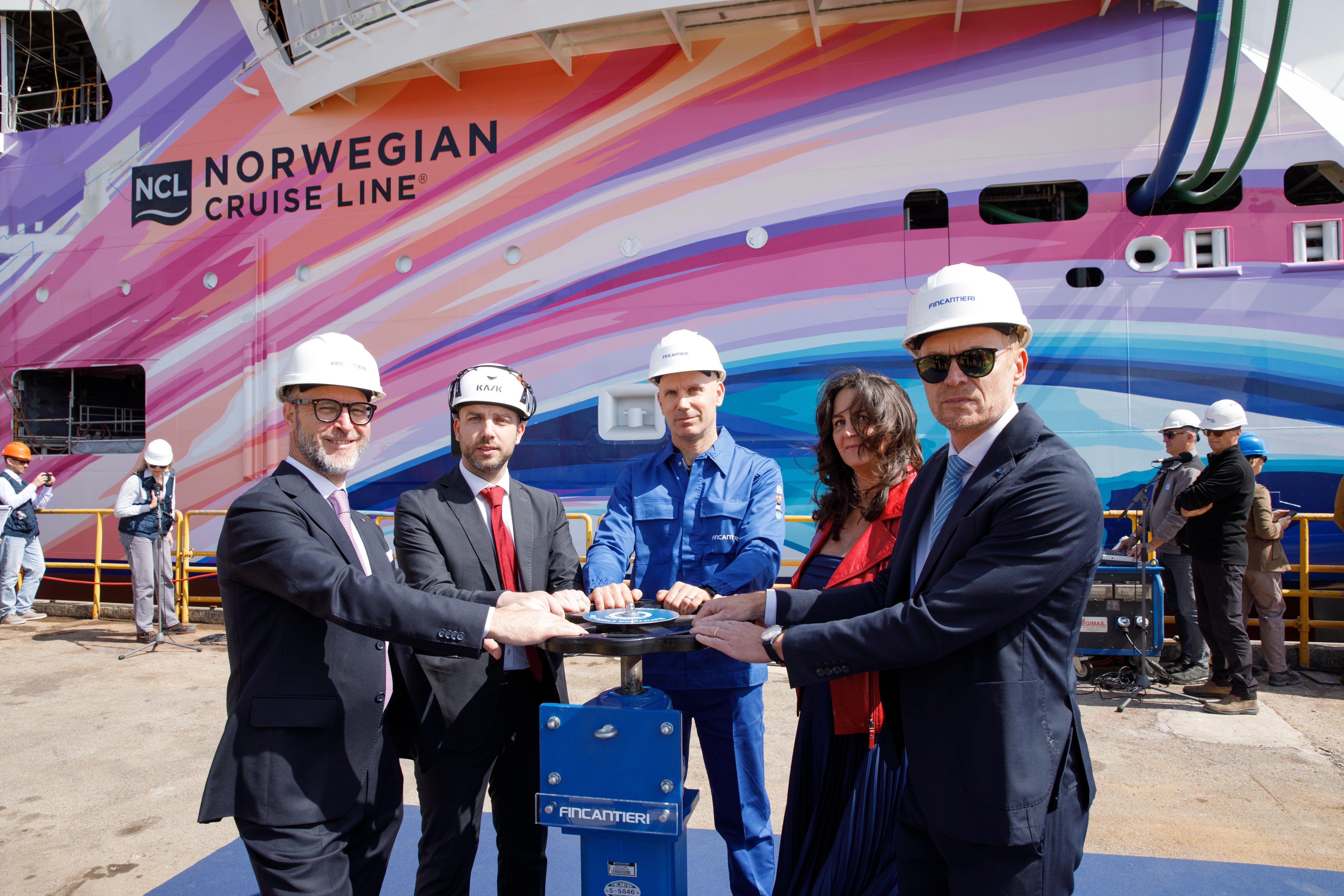 Norwegian Aura Float Out Ceremony