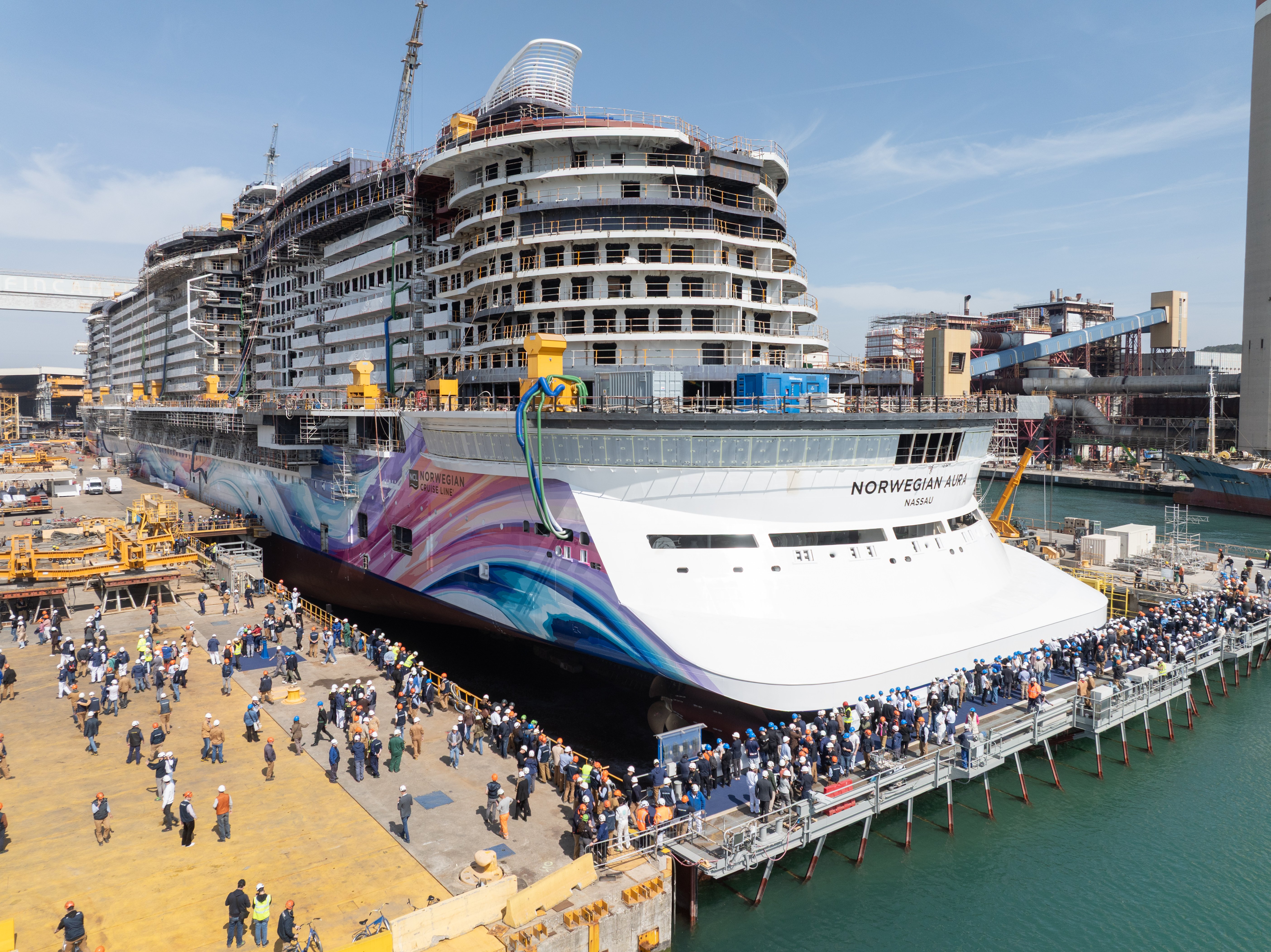 Norwegian Aura Nassau Float Out