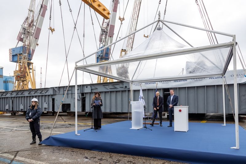 Oceania Cruises Marks Keel Laying of Oceania Sonata in Italy