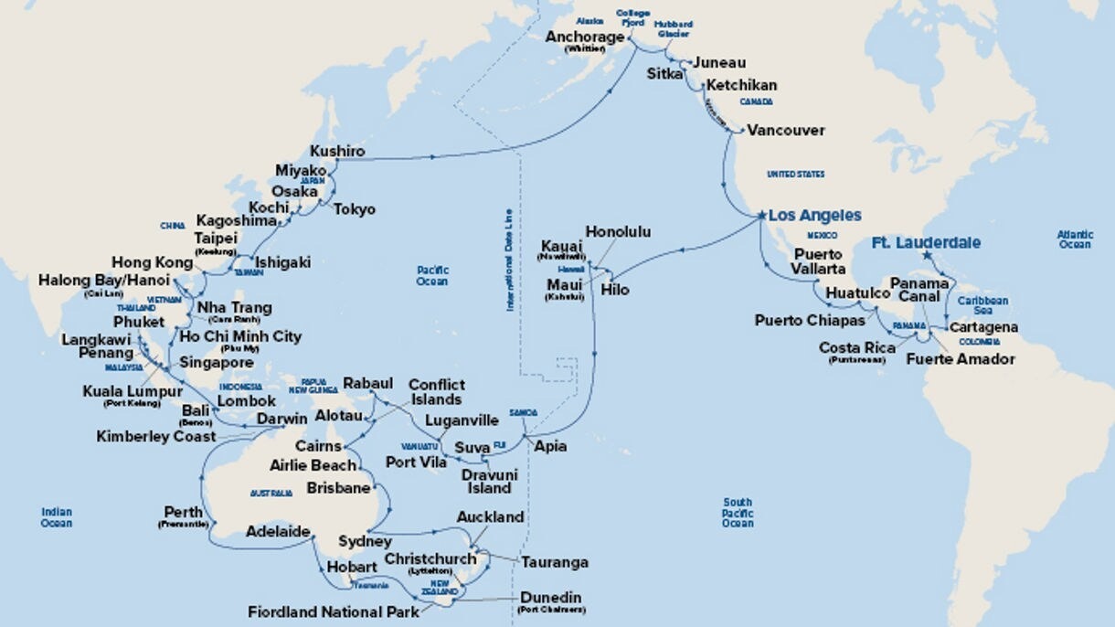 Pacific Circle Map