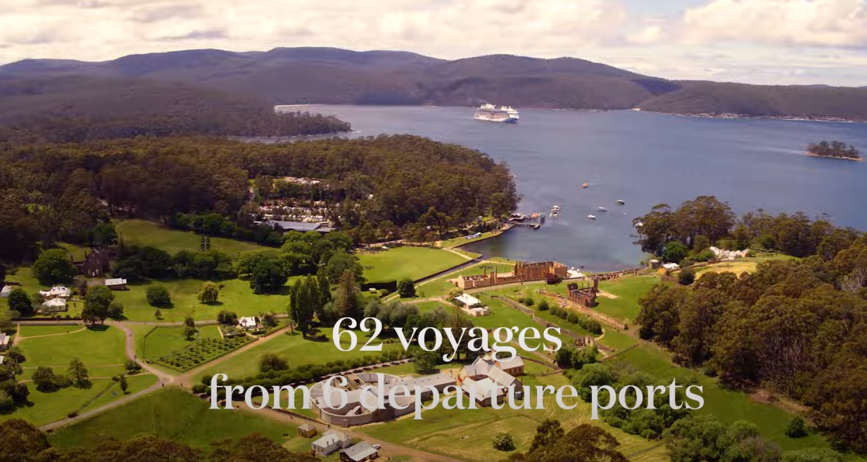 Princess Cruises Australia New Zealand Summer 2026-27 Landscape