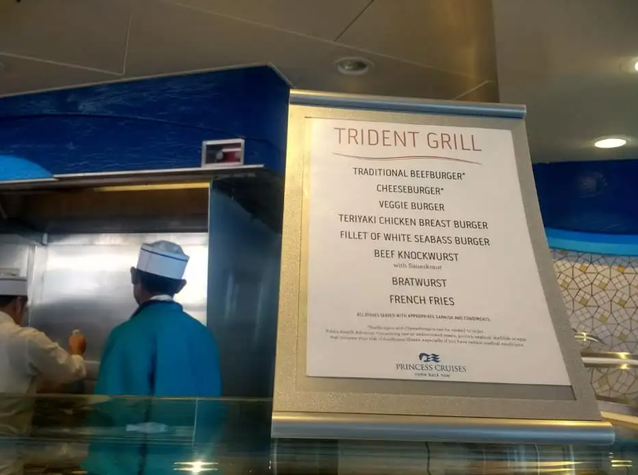 Princess Cruises Grand Princess Trident Grill