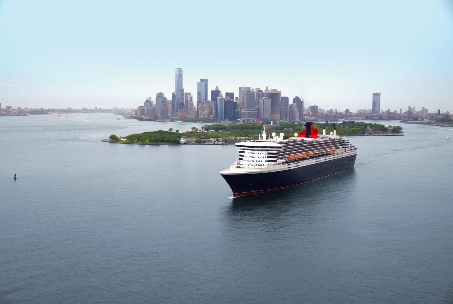 Queen Mary 2 New York Harbor