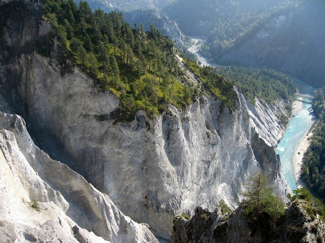 Rhine Gorge Cliff