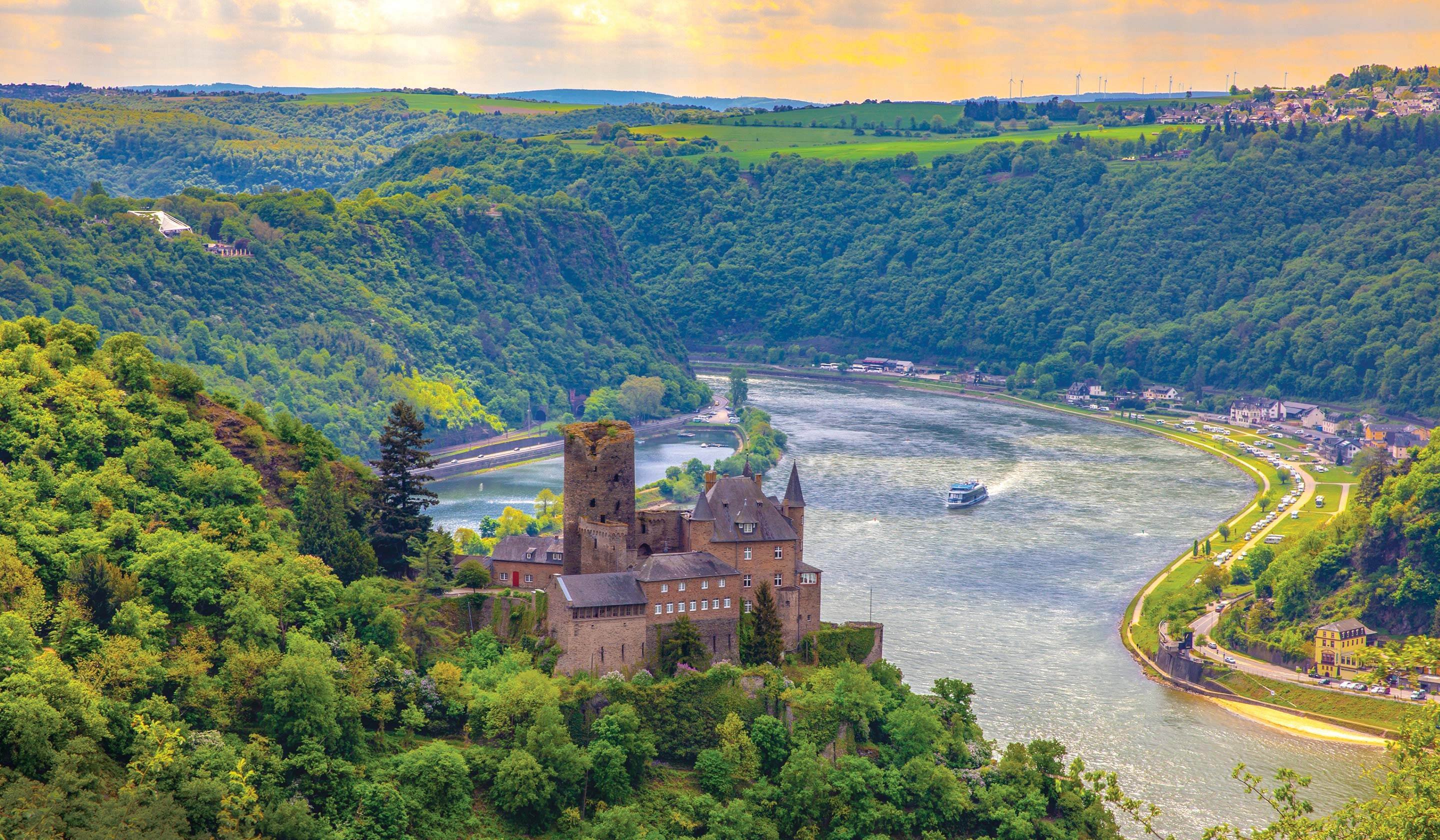 Rhine River Cruise view