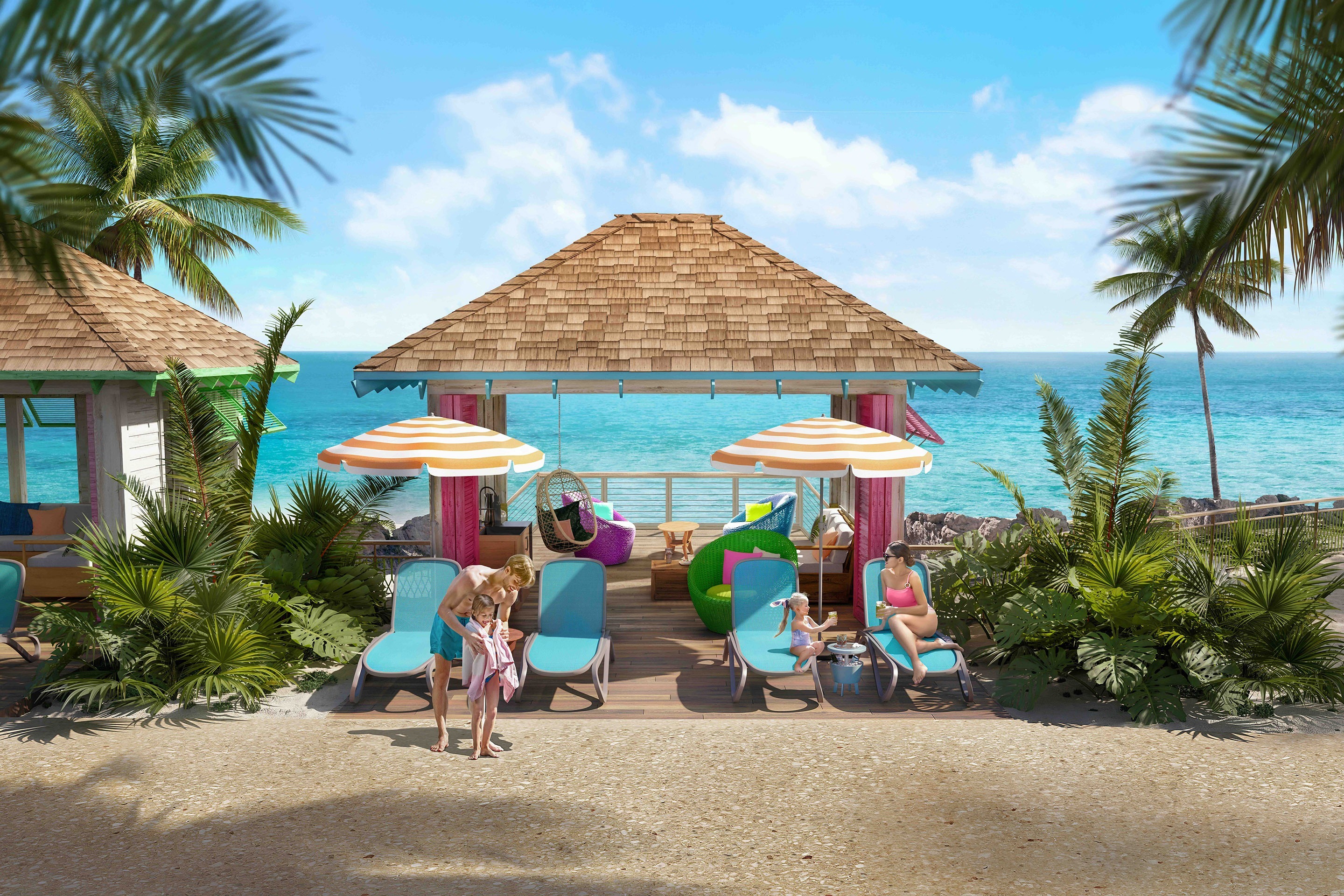 Royal Beach Club on Paradise Island, Nassau, Bahamas