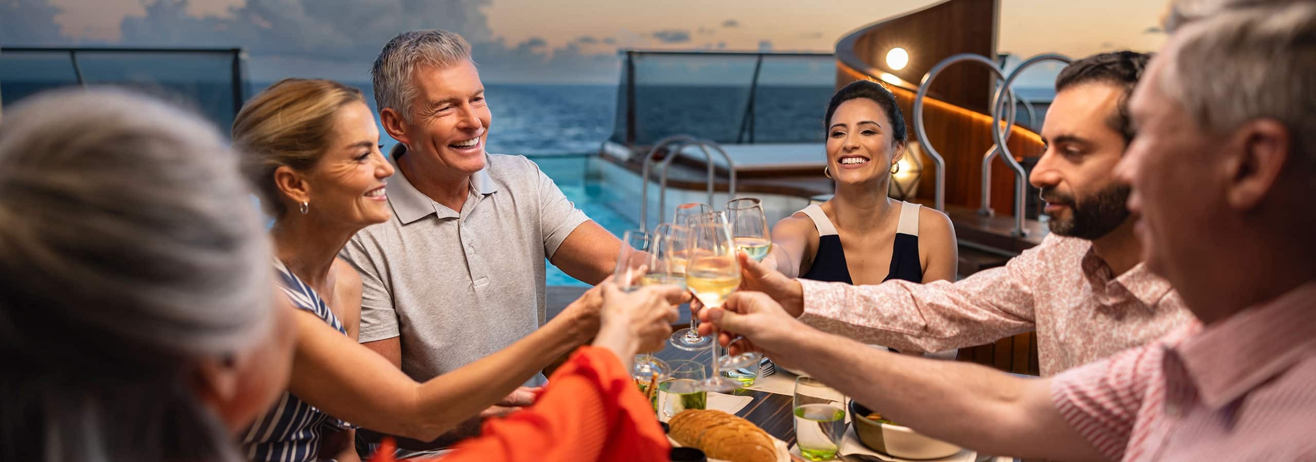 Seabourns Gather Around the Table