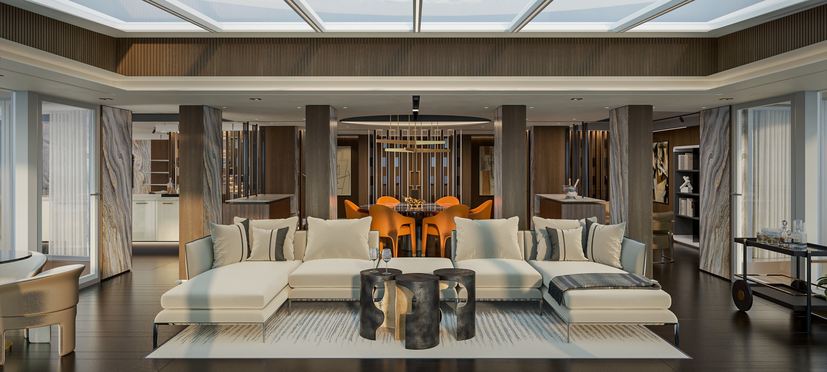 The Skyview Regent Suite Dining Area
