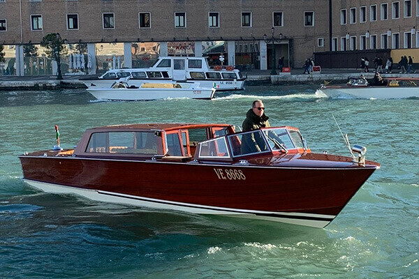 Venice water taxis