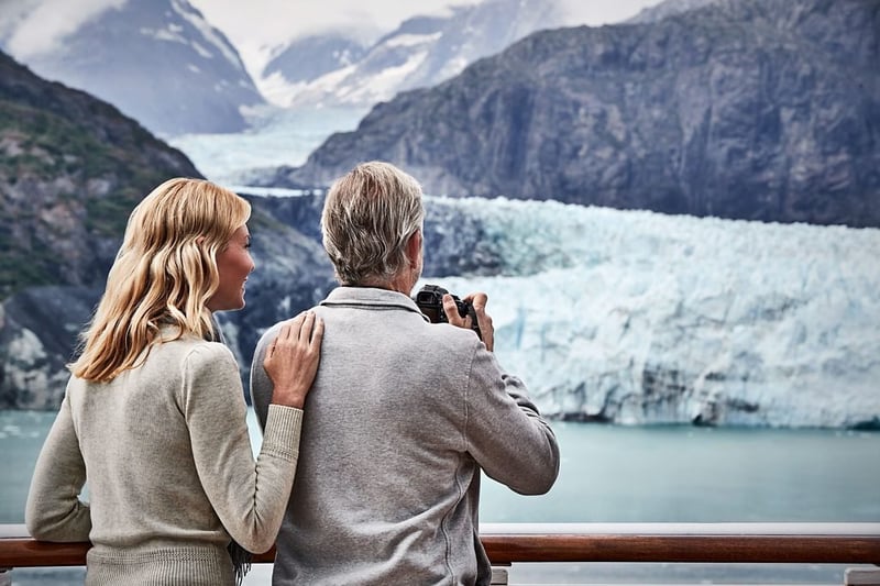 View of Margerie Glacier from Crown Princess
