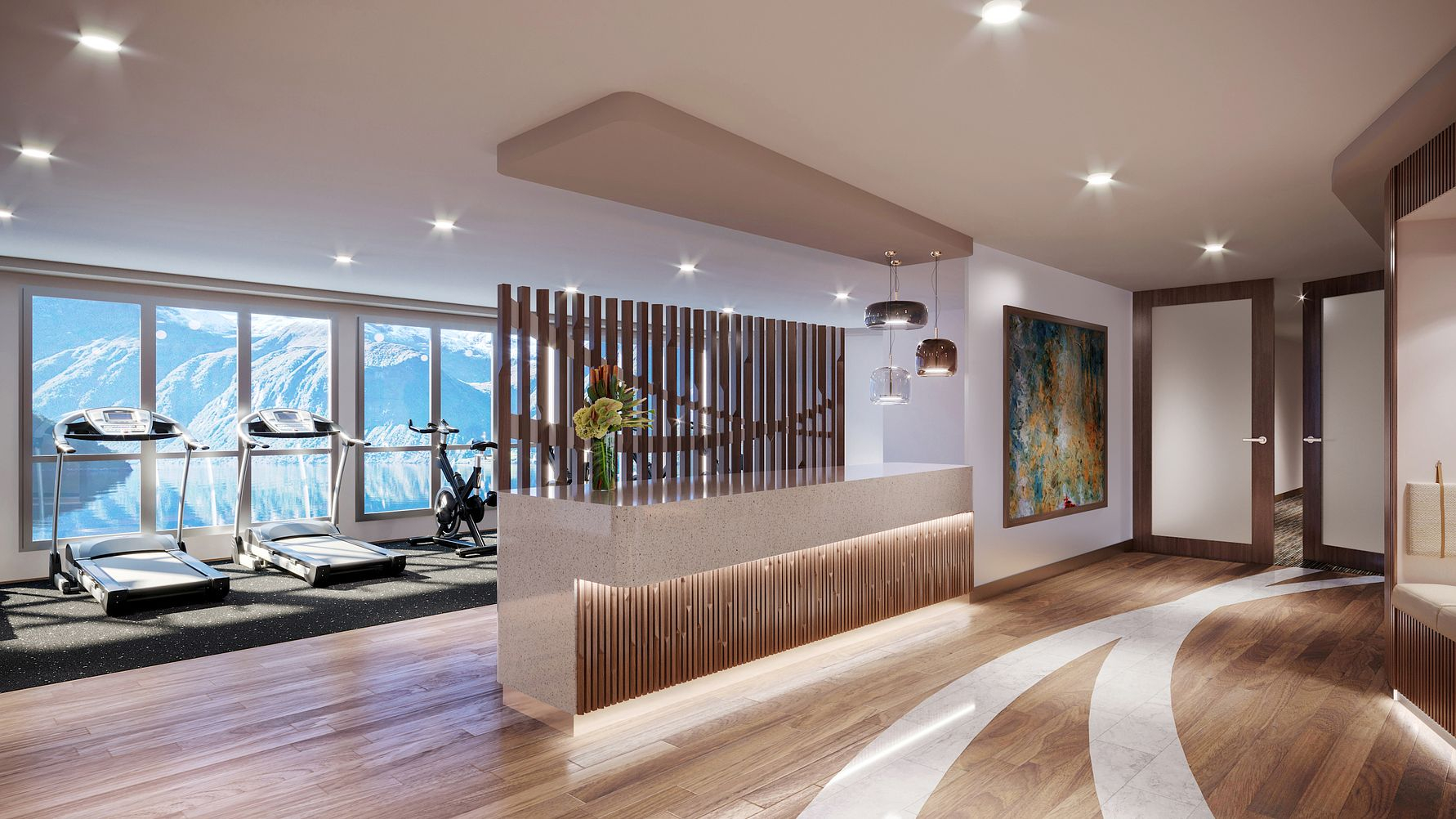 Hurtigruten Wellness Gym