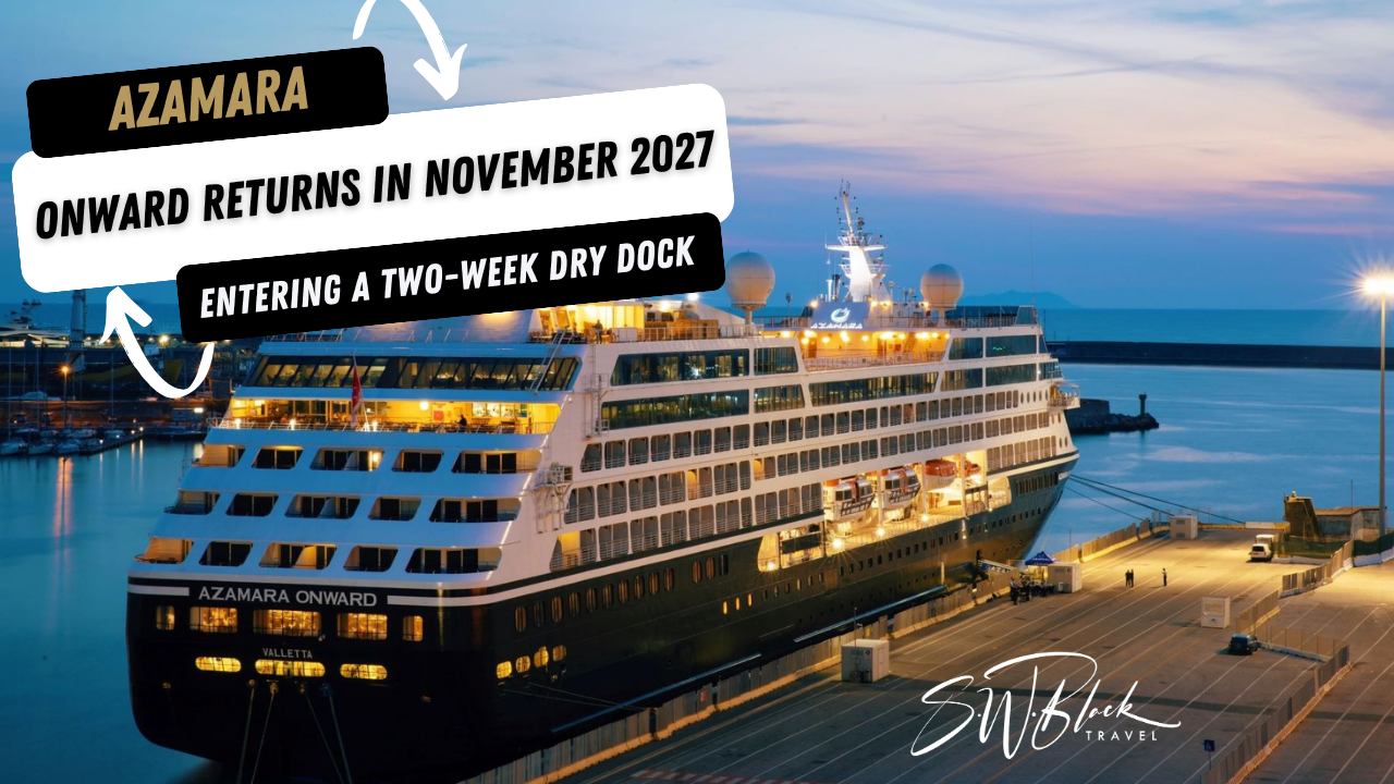 Azamara Onward returns in November 2027