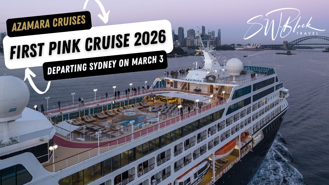 Azamara’s first Pink Cruise sails Sydney to Hong Kong