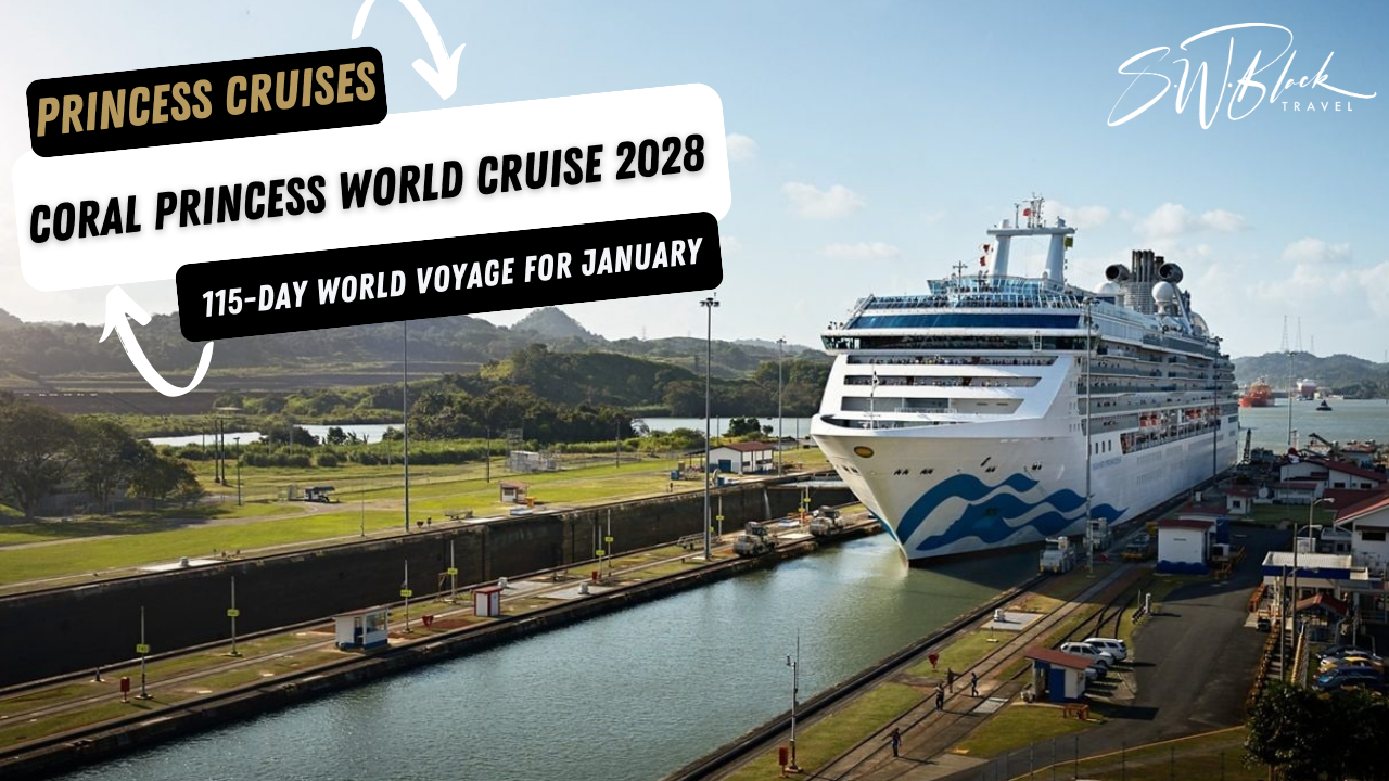 Princess Cruises’ 115-day Coral Princess voyage