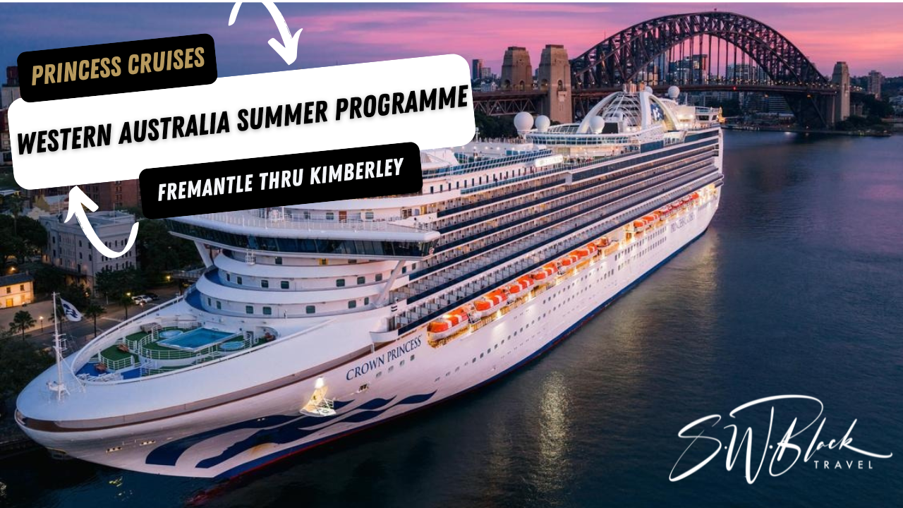 Crown Princess launches WA’s summer from Fremantle, linking Kimberley cruising.