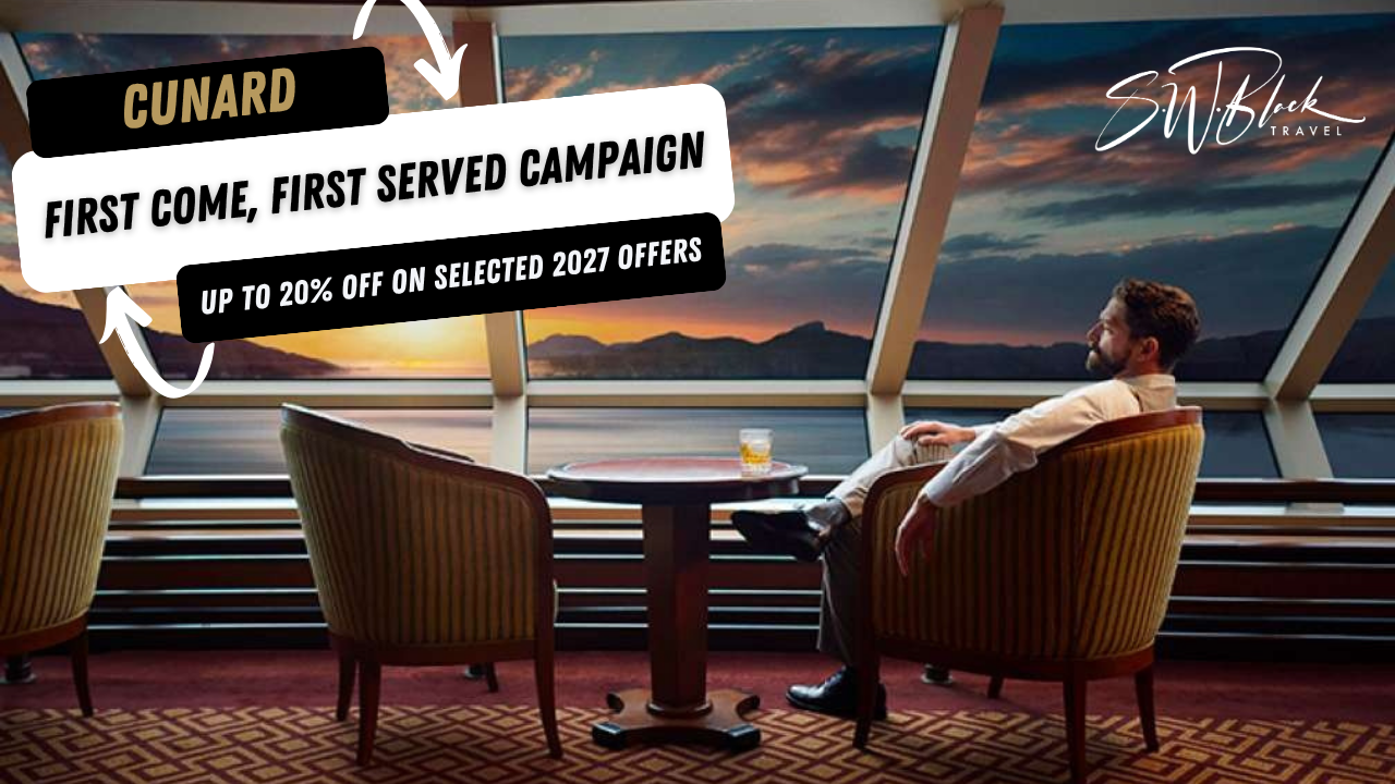 Cunard’s First Come, First Served campaign