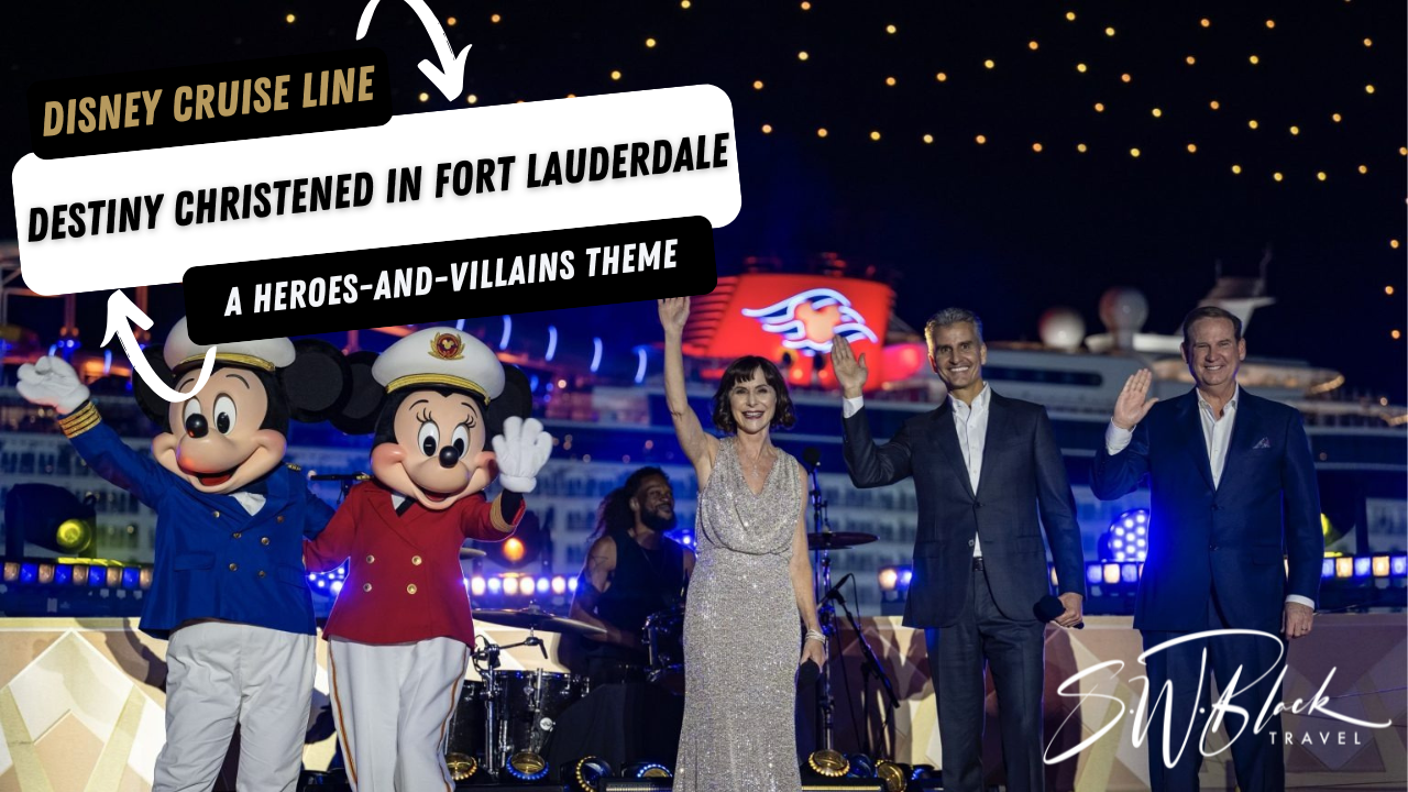 Disney Destiny, is christened in Fort Lauderdale
