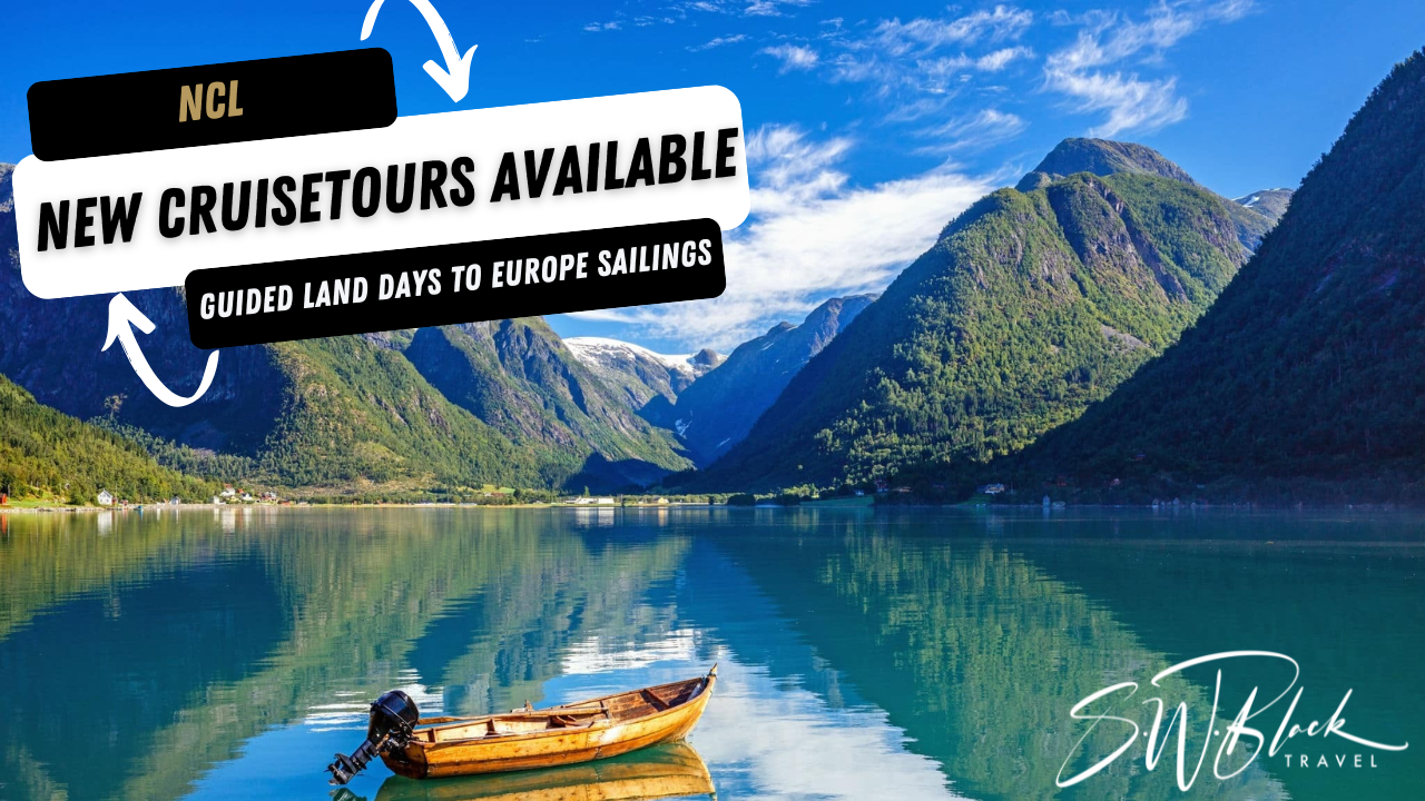 New NCL cruisetours add guided land days to Europe sailings.