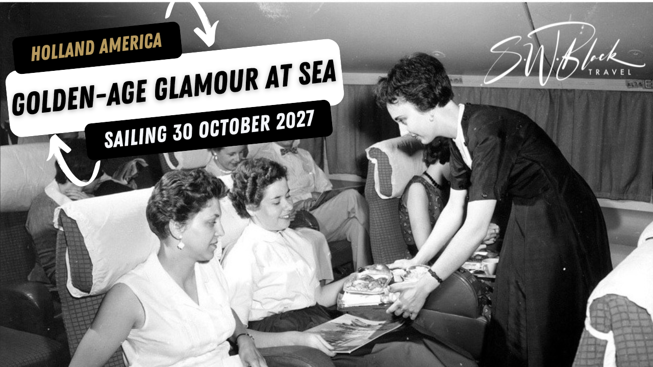 HAL and Pan Am unveil a 28-day Zuiderdam voyage