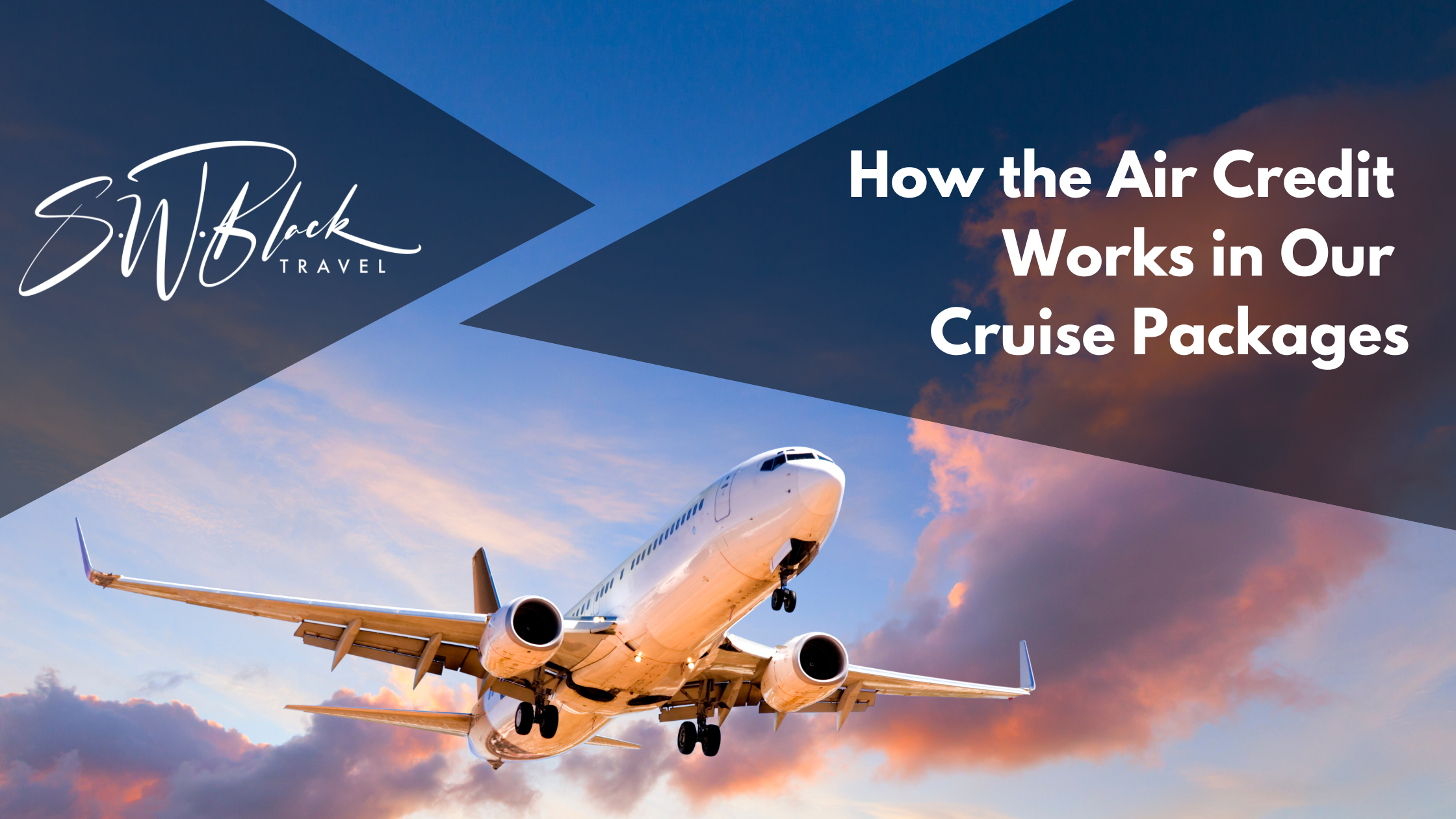 How the Air Credit Works in Our Cruise Packages