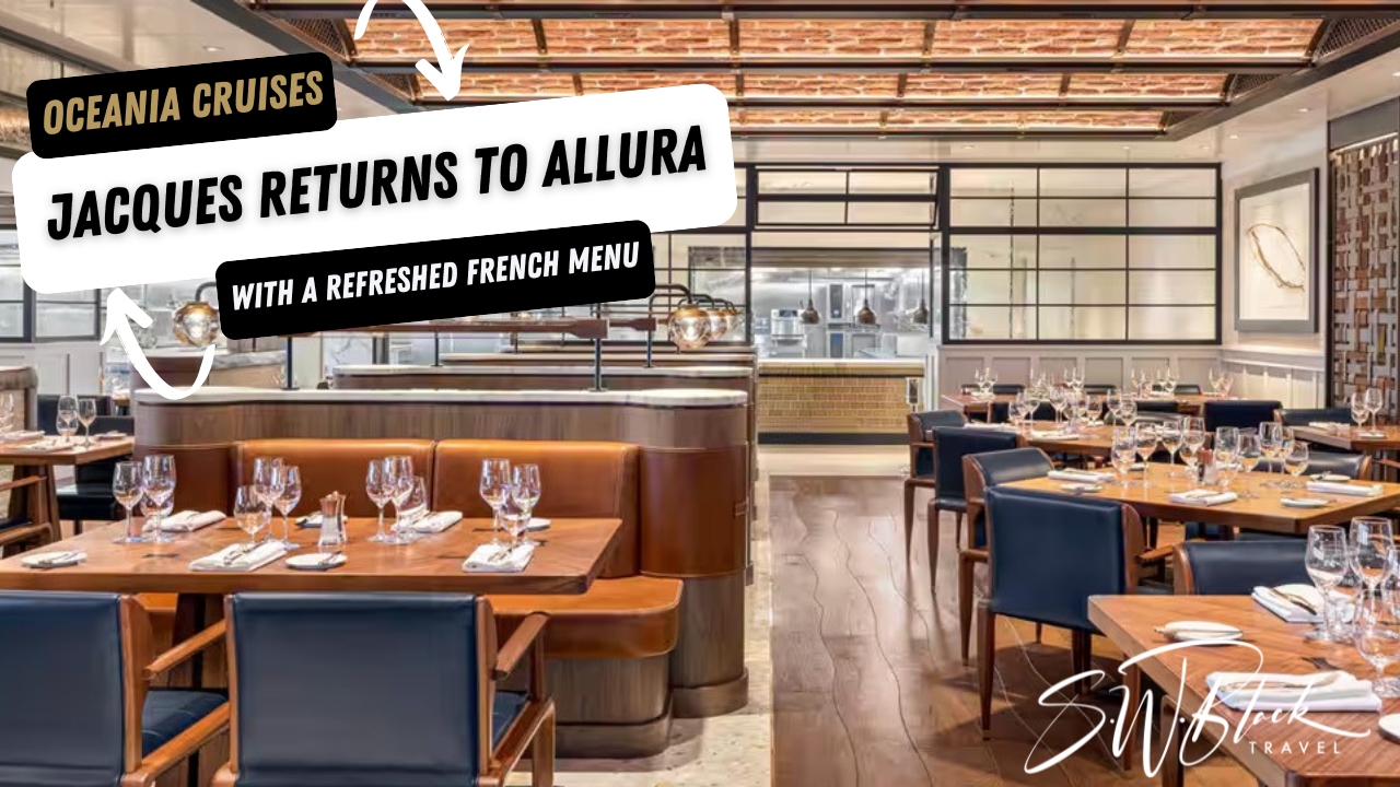 Jacques returns to Oceania Allura with a refreshed French menu