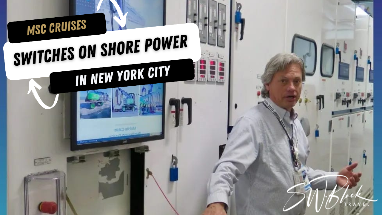MSC Switches on Shore Power in New York City