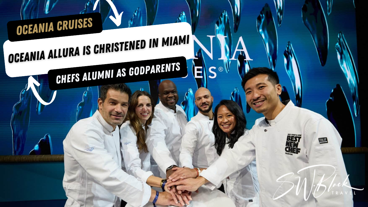 Oceania Allura is christened in Miami with chef godparents