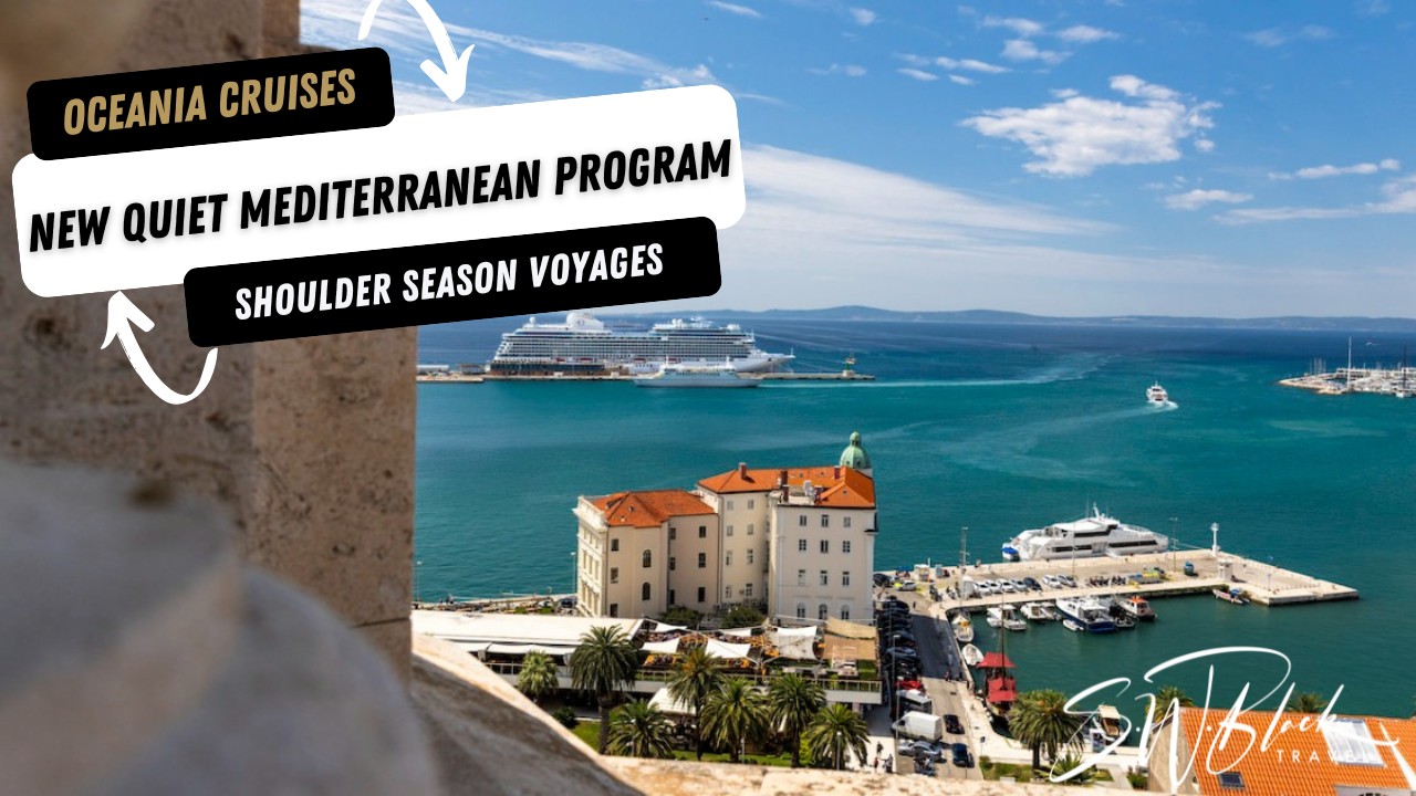 Oceania Cruises’ new Quiet Mediterranean program