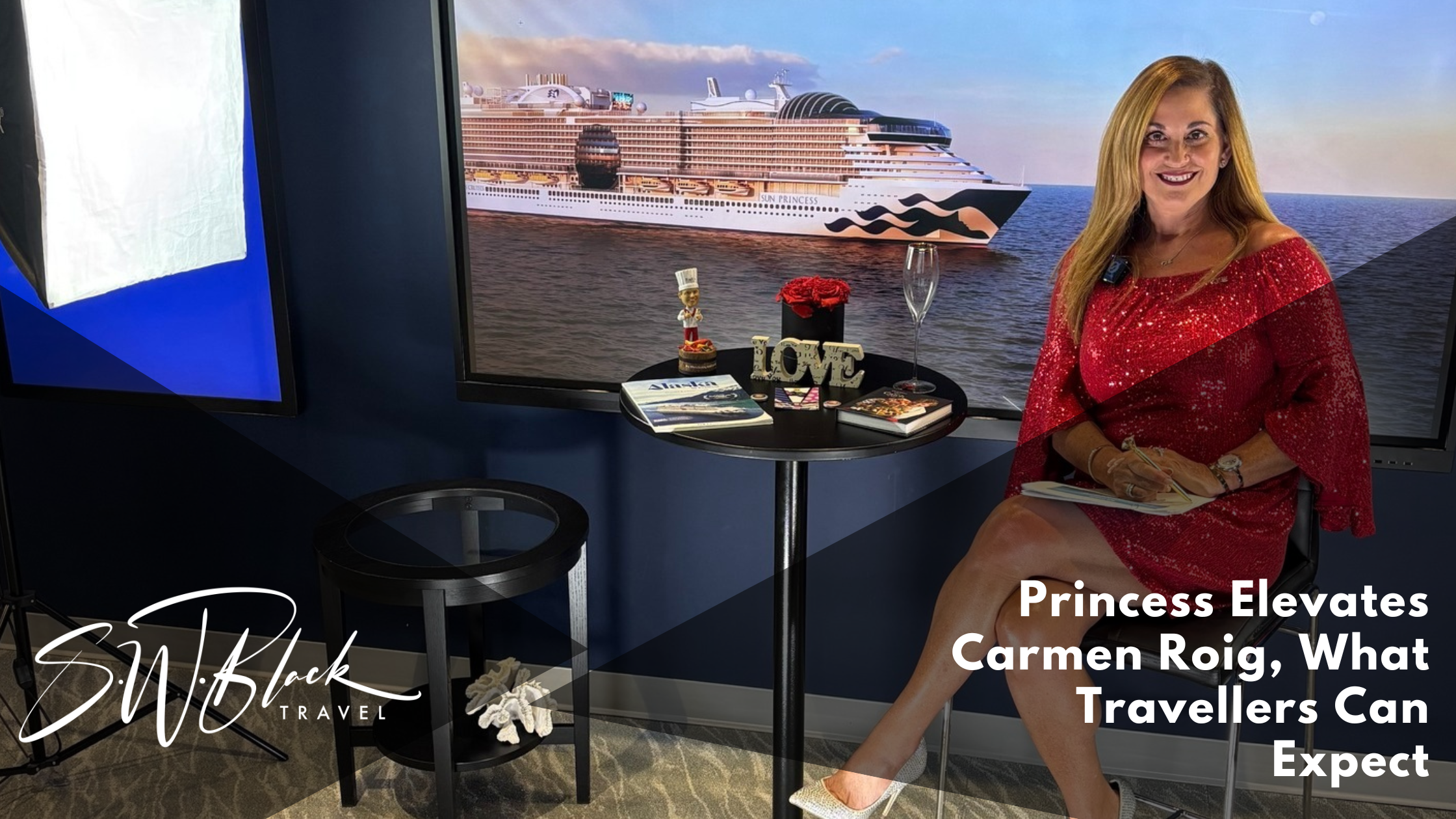 Carmen Roig as Senior Vice President of Sales of Princess Cruises 