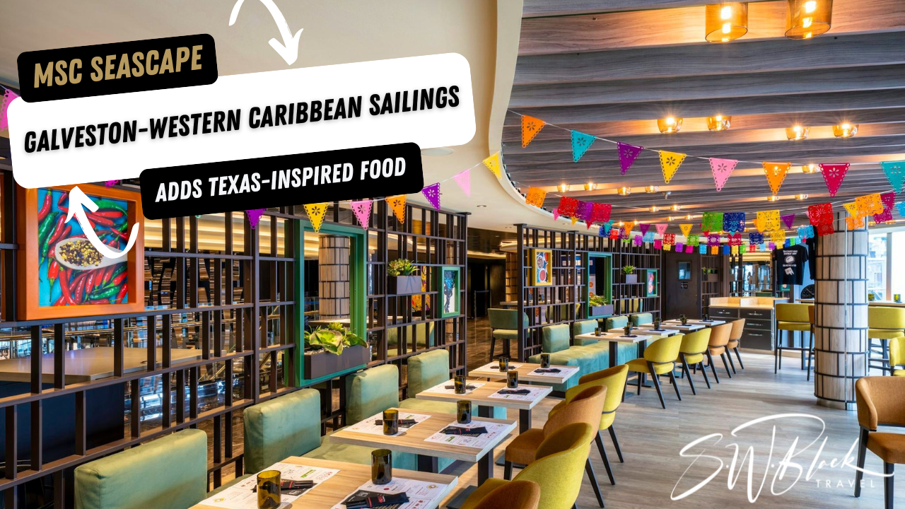 Texas inspired dining and spirit tastings now feature on MSC Seascape from Galveston