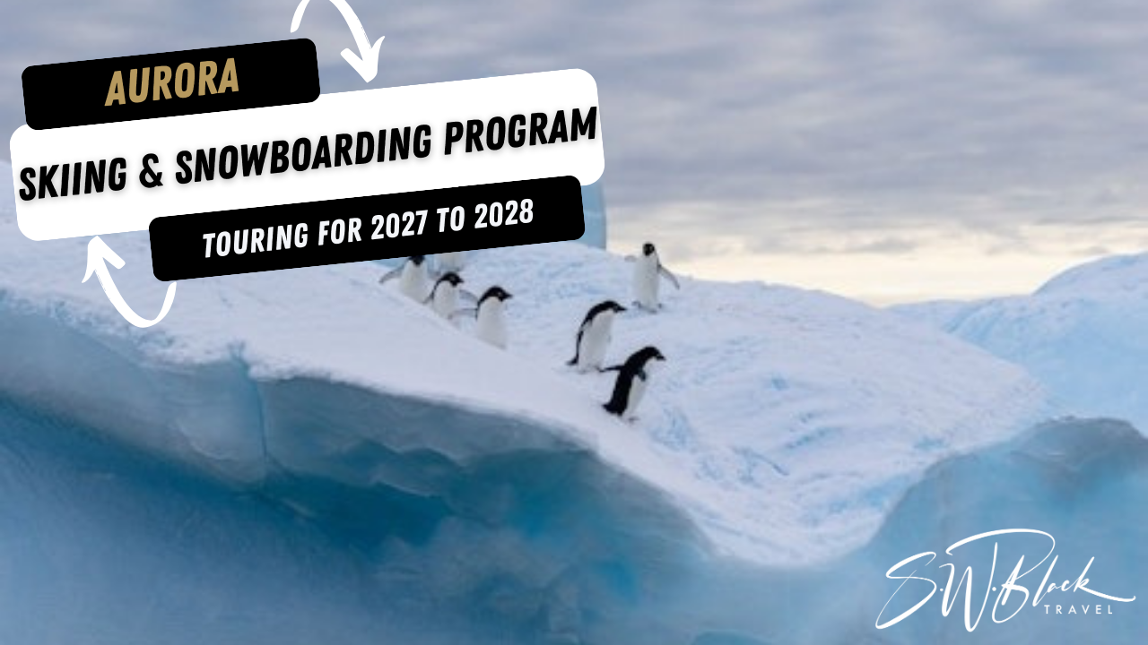 Aurora grows Antarctica ski and snowboard